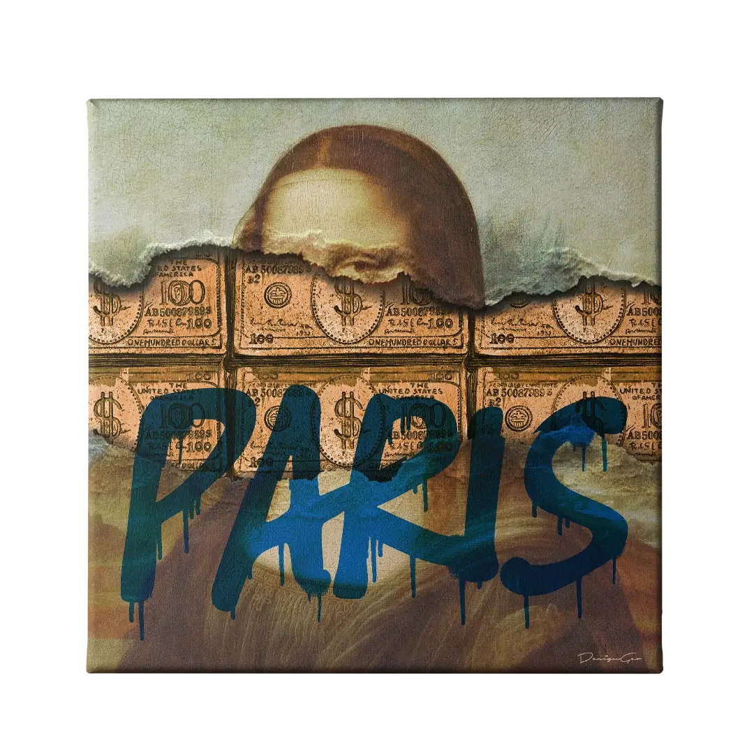 Paris Graffiti Canvas Wall Art