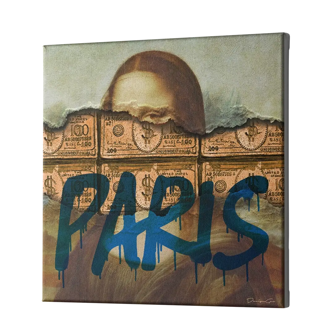 Paris Graffiti Canvas Wall Art