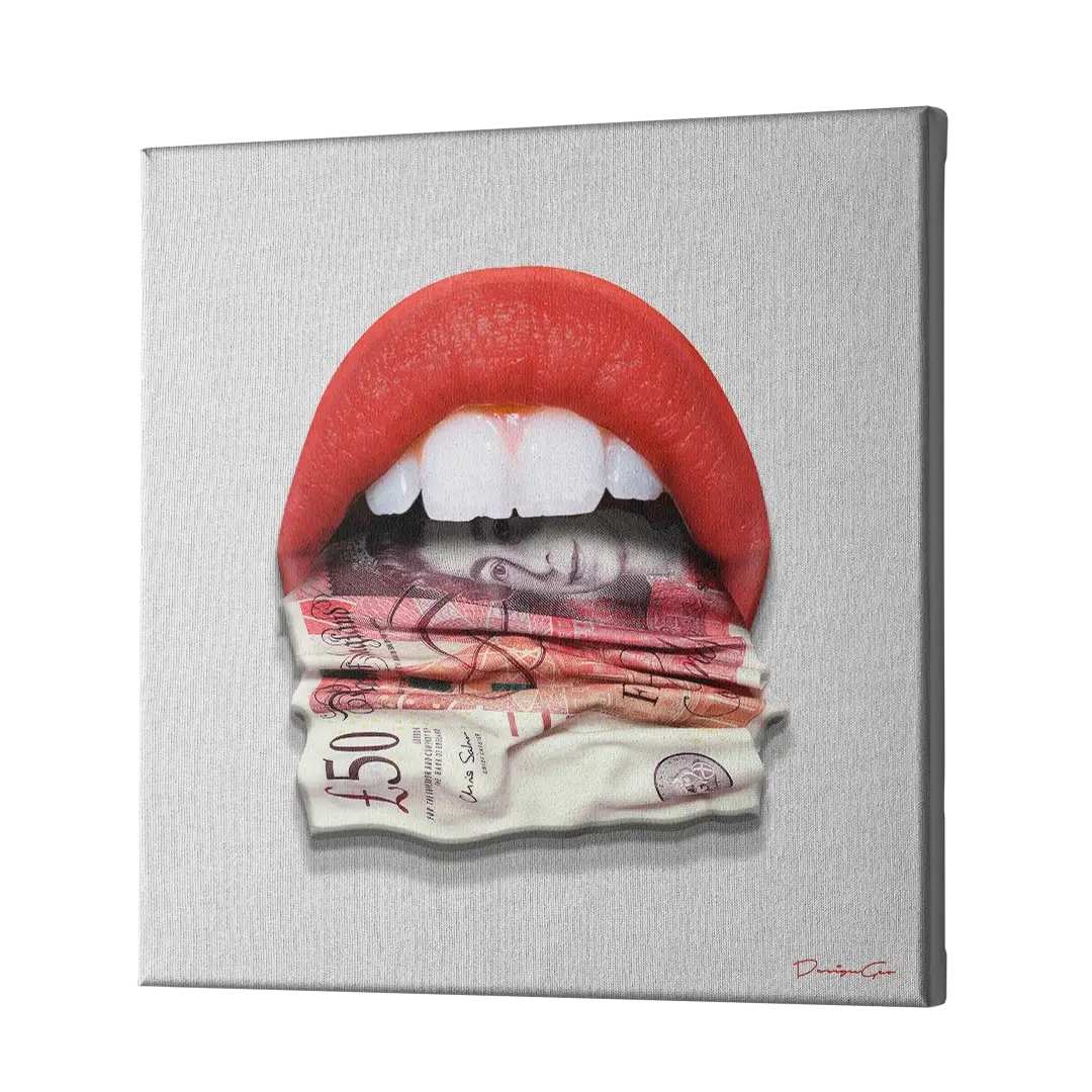 Pound Talks Canvas Wall Art