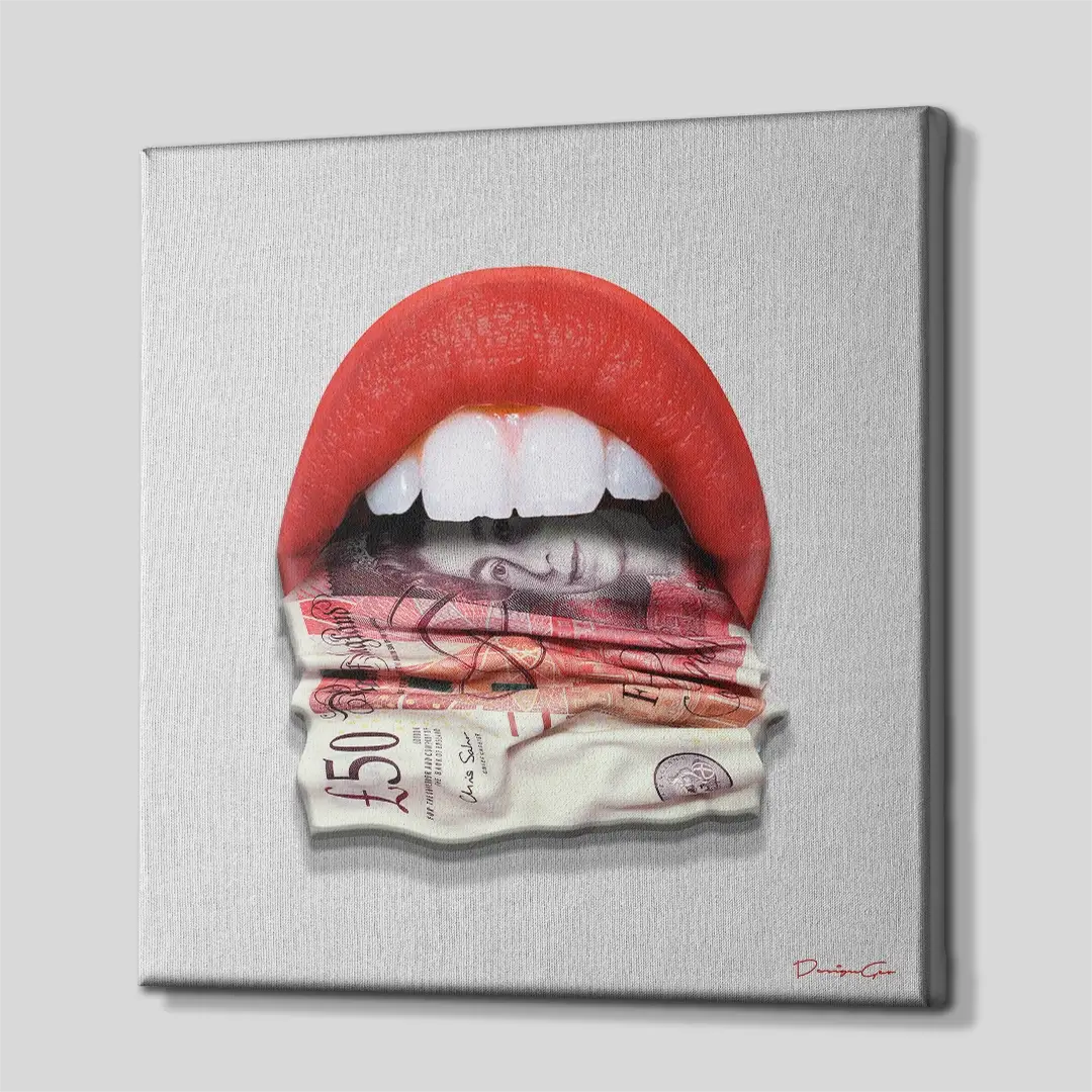 Pound Talks Canvas Wall Art