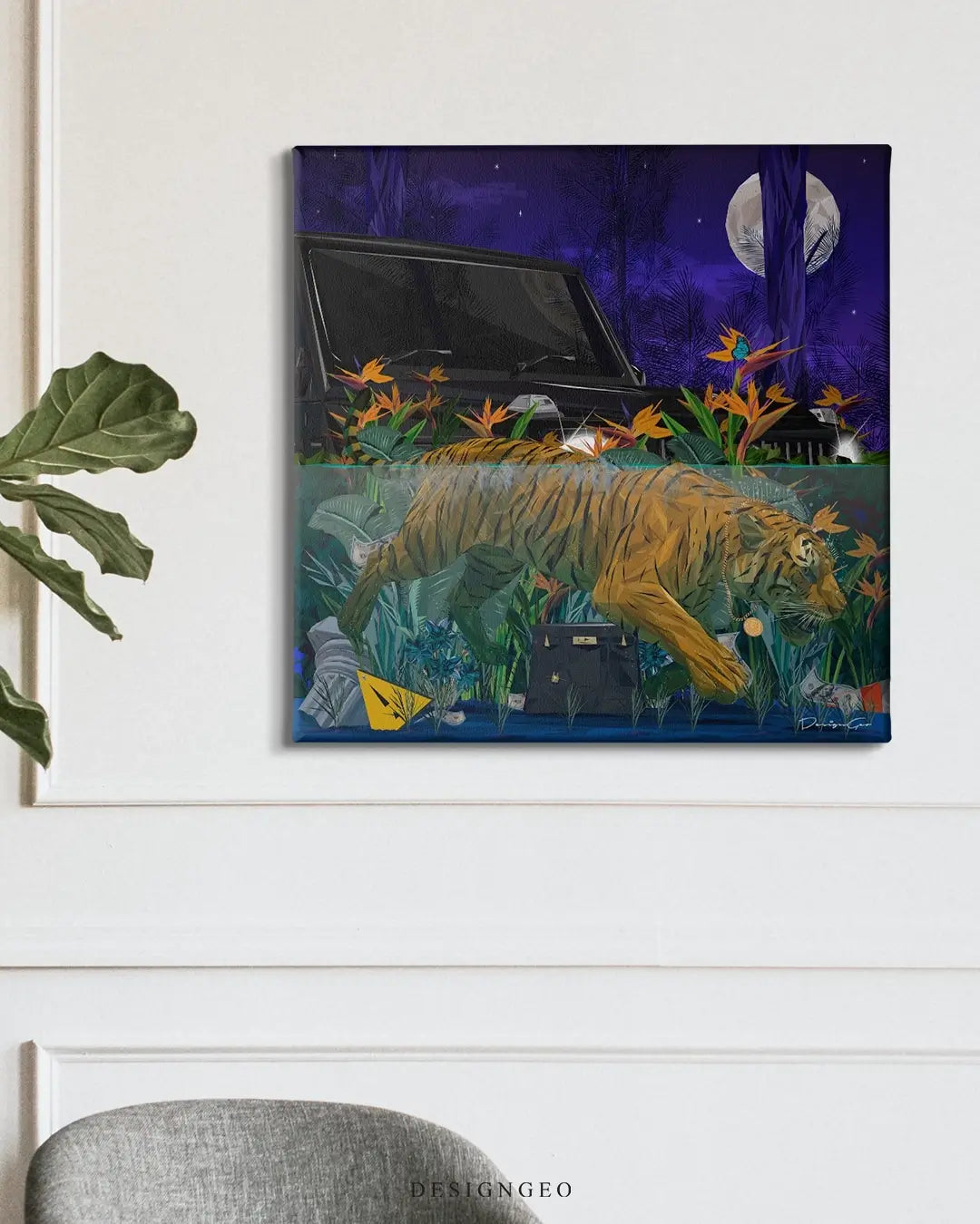 Predator Protocol Canvas Wall Art