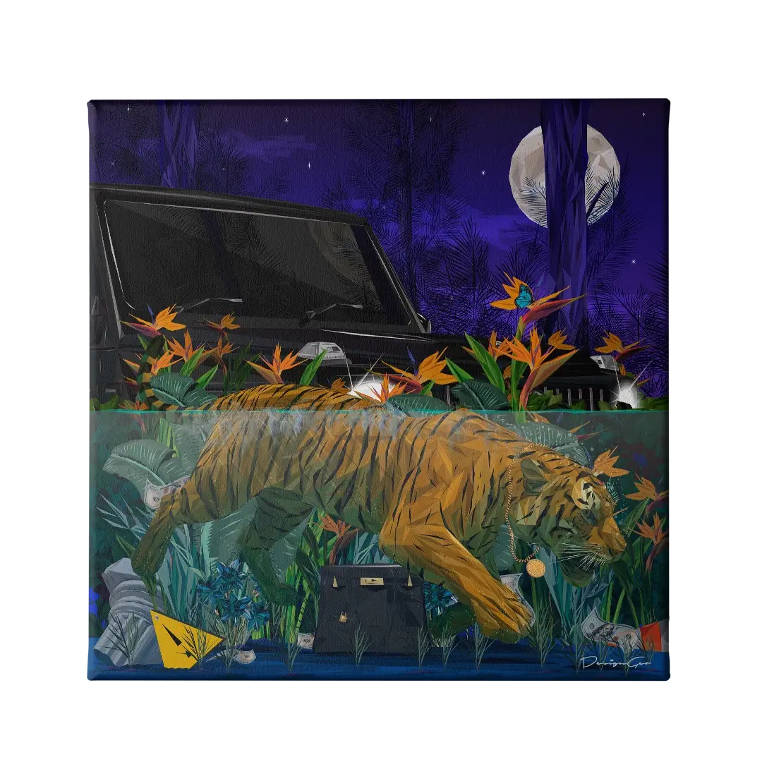 Predator Protocol Canvas Wall Art