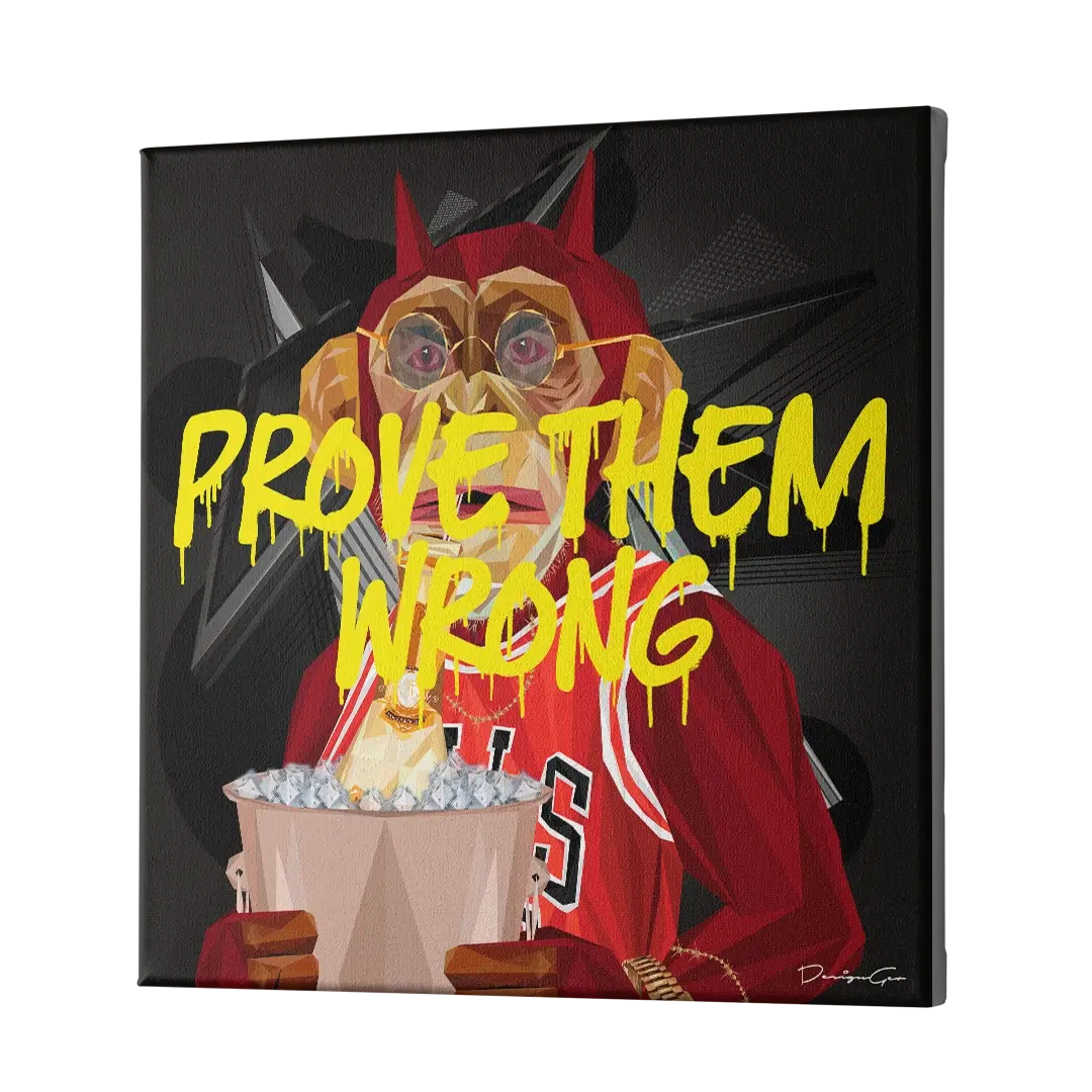 Prove Them Wrong Canvas Wall Art