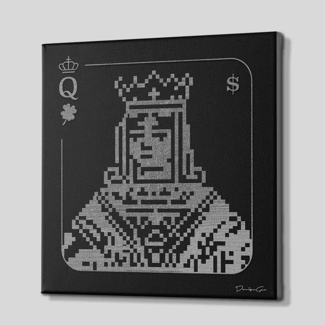 Queen Of Wealth Canvas Wall Art