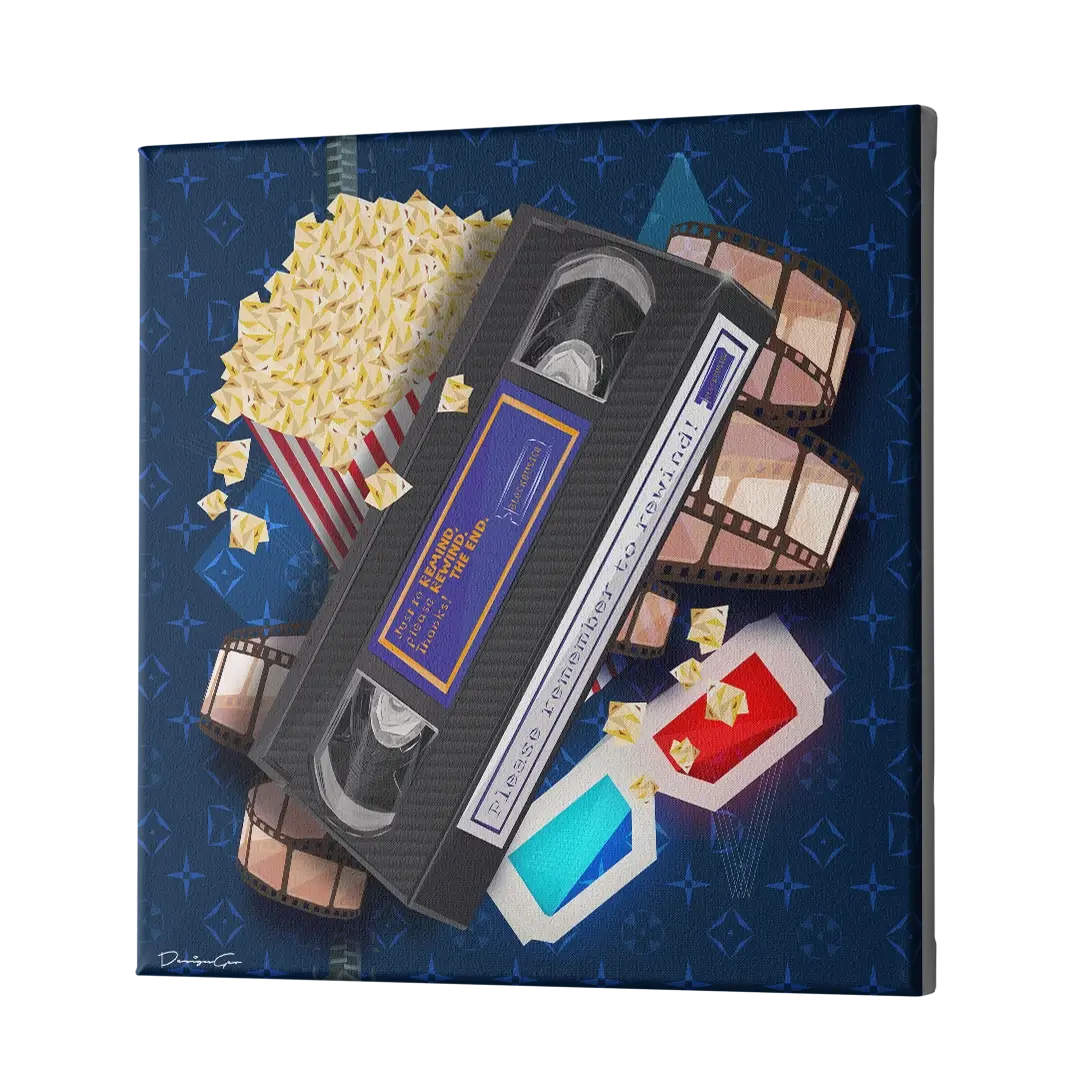 Retro Rewind Canvas Wall Art