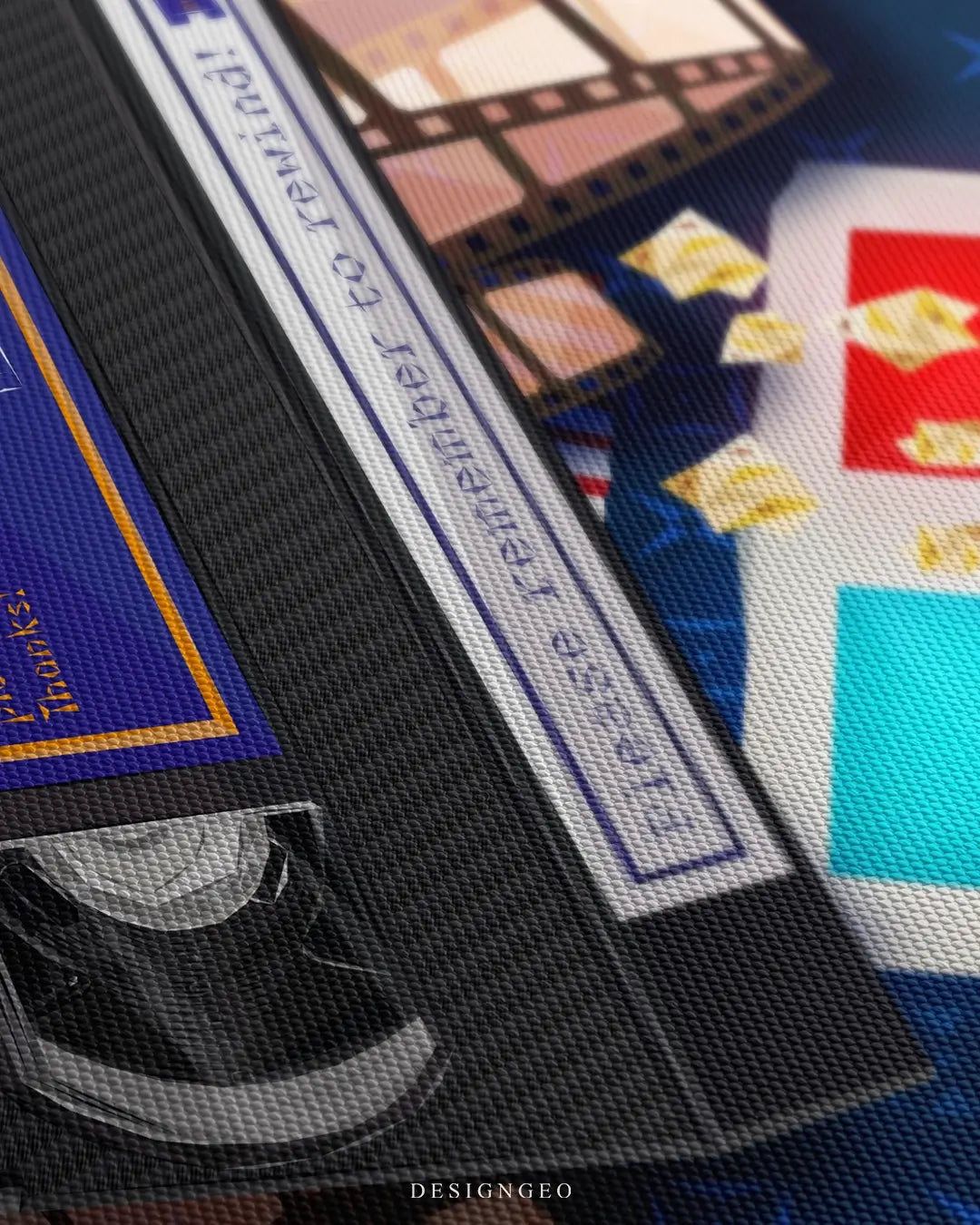 Retro Rewind Canvas Wall Art