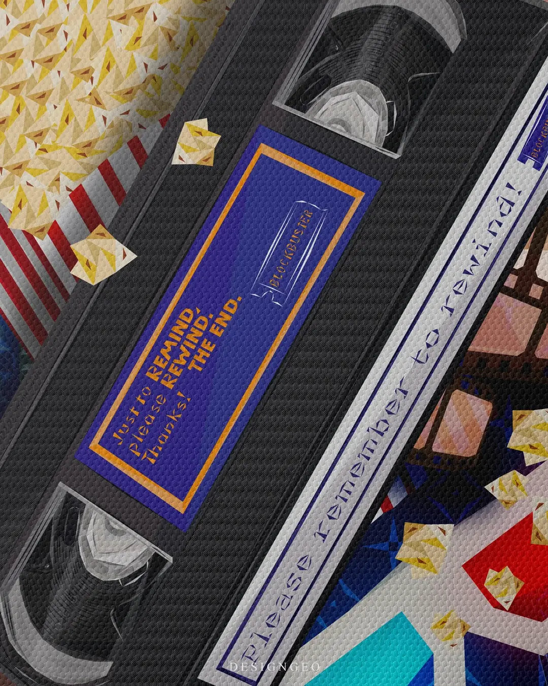 Retro Rewind Canvas Wall Art