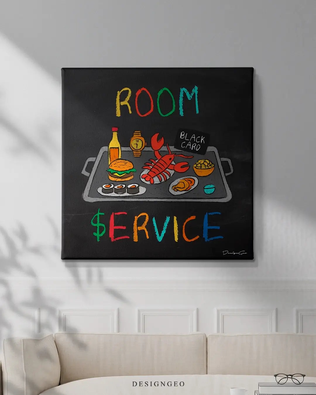 Room Service Canvas Wall Art