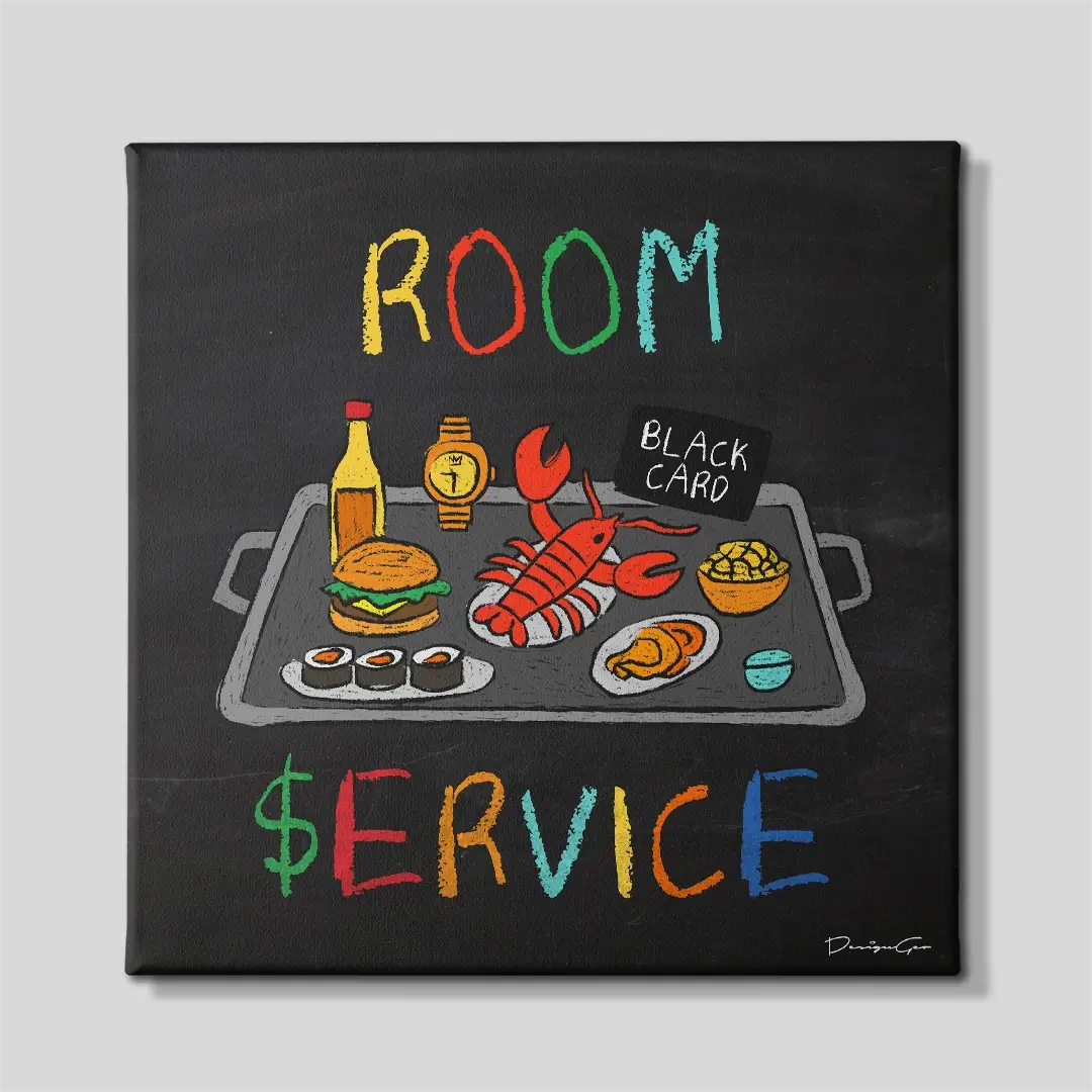 Room Service Canvas Wall Art