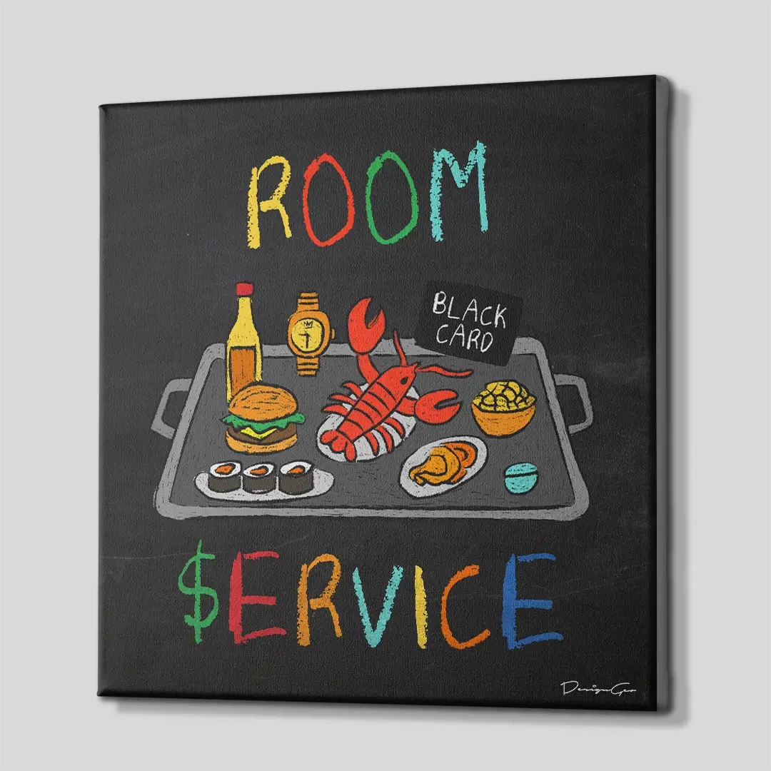 Room Service Canvas Wall Art