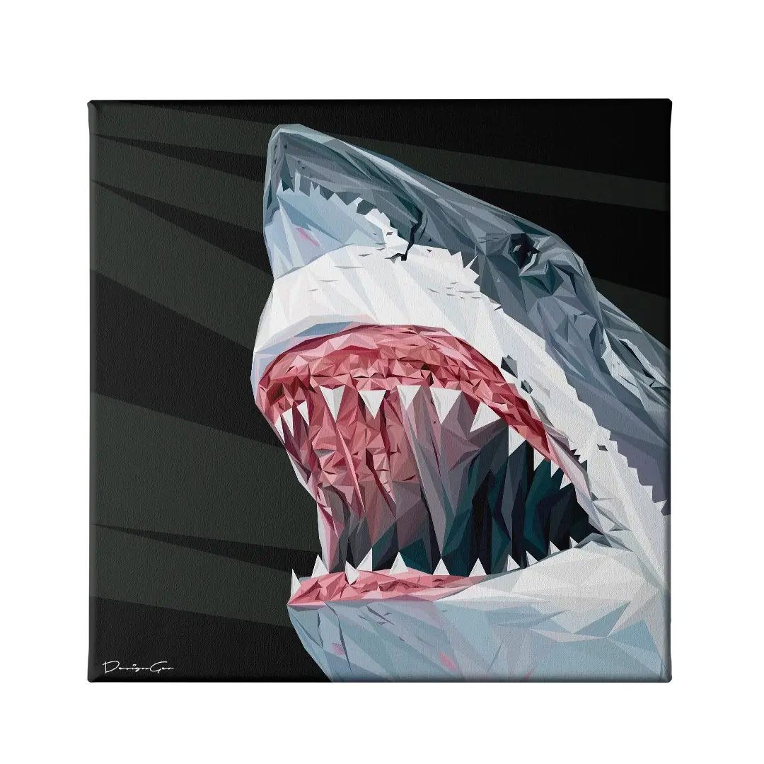Shark Canvas Wall Art