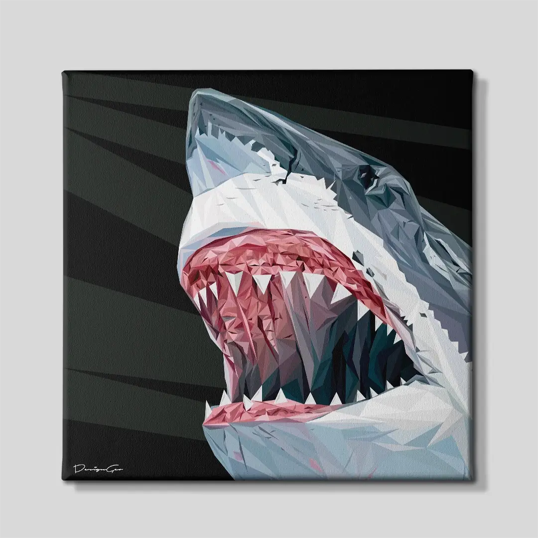 Shark Canvas Wall Art
