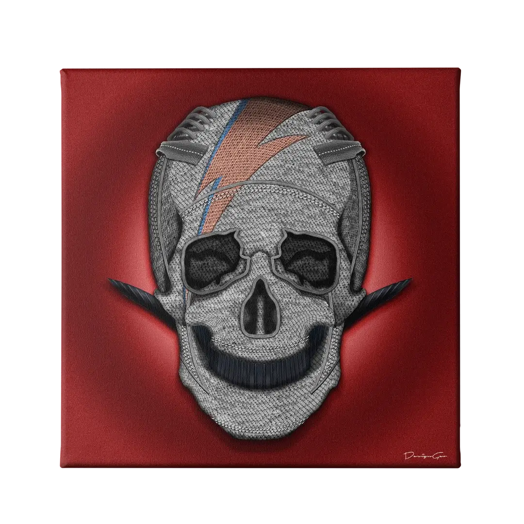 Sneaker Skull Canvas Wall Art
