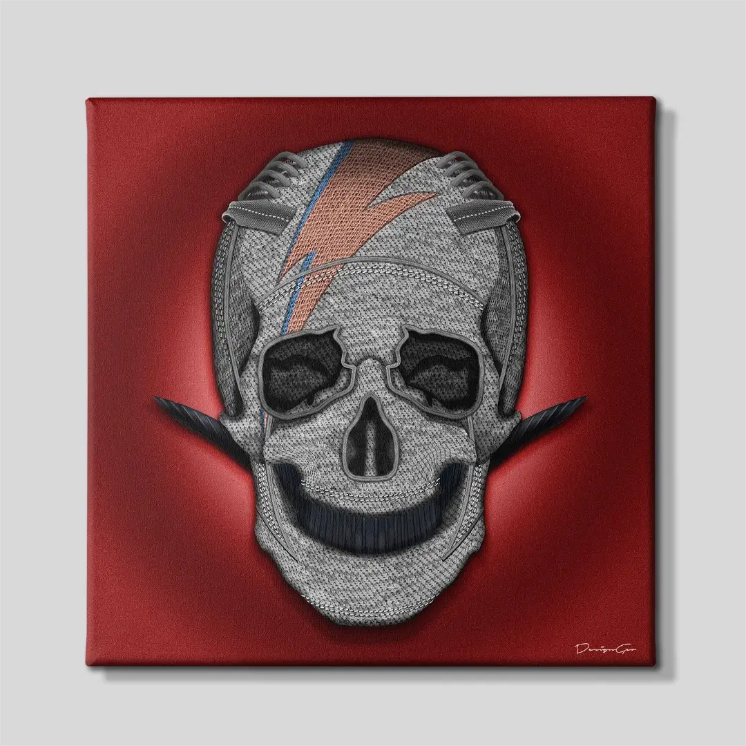 Sneaker Skull Canvas Wall Art