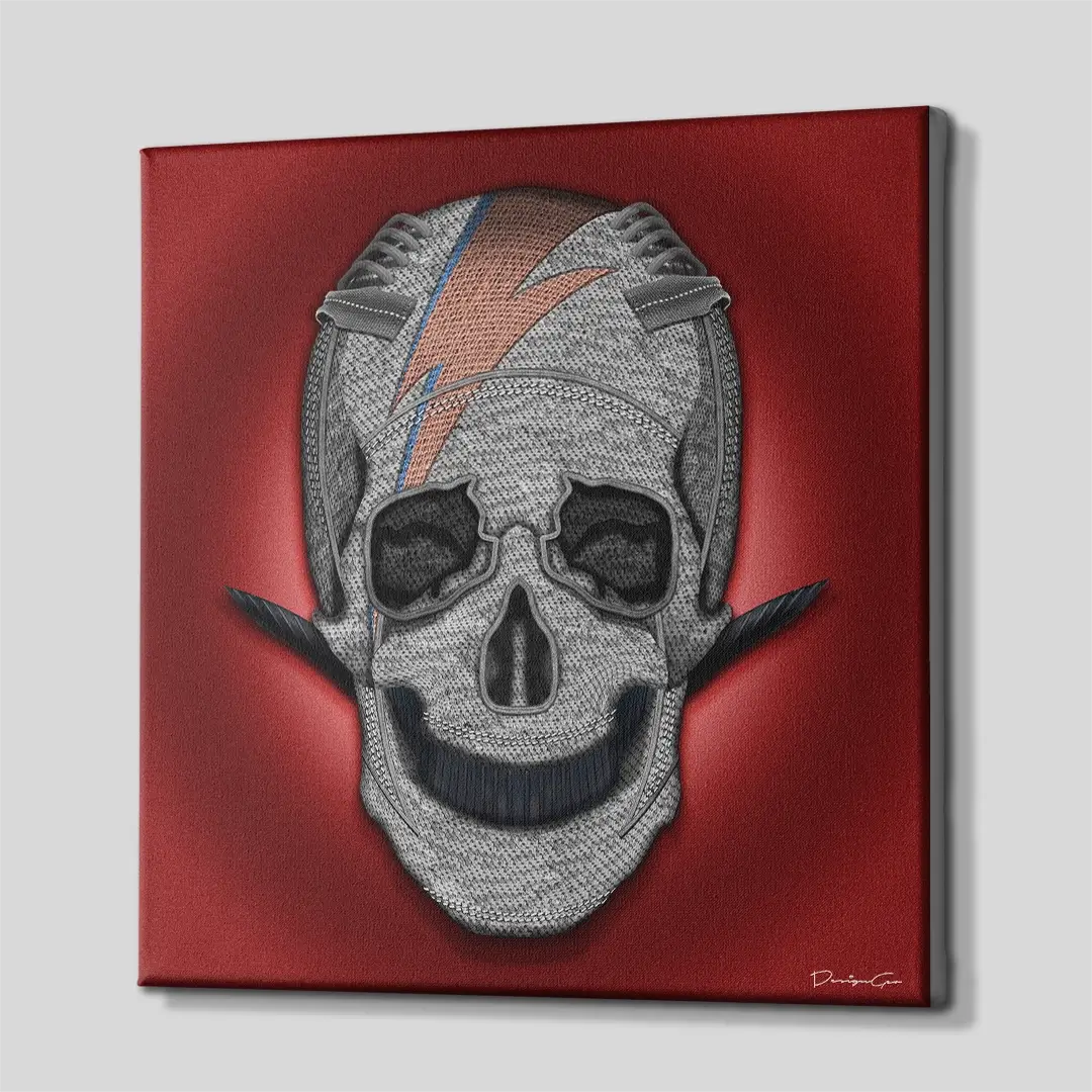 Sneaker Skull Canvas Wall Art