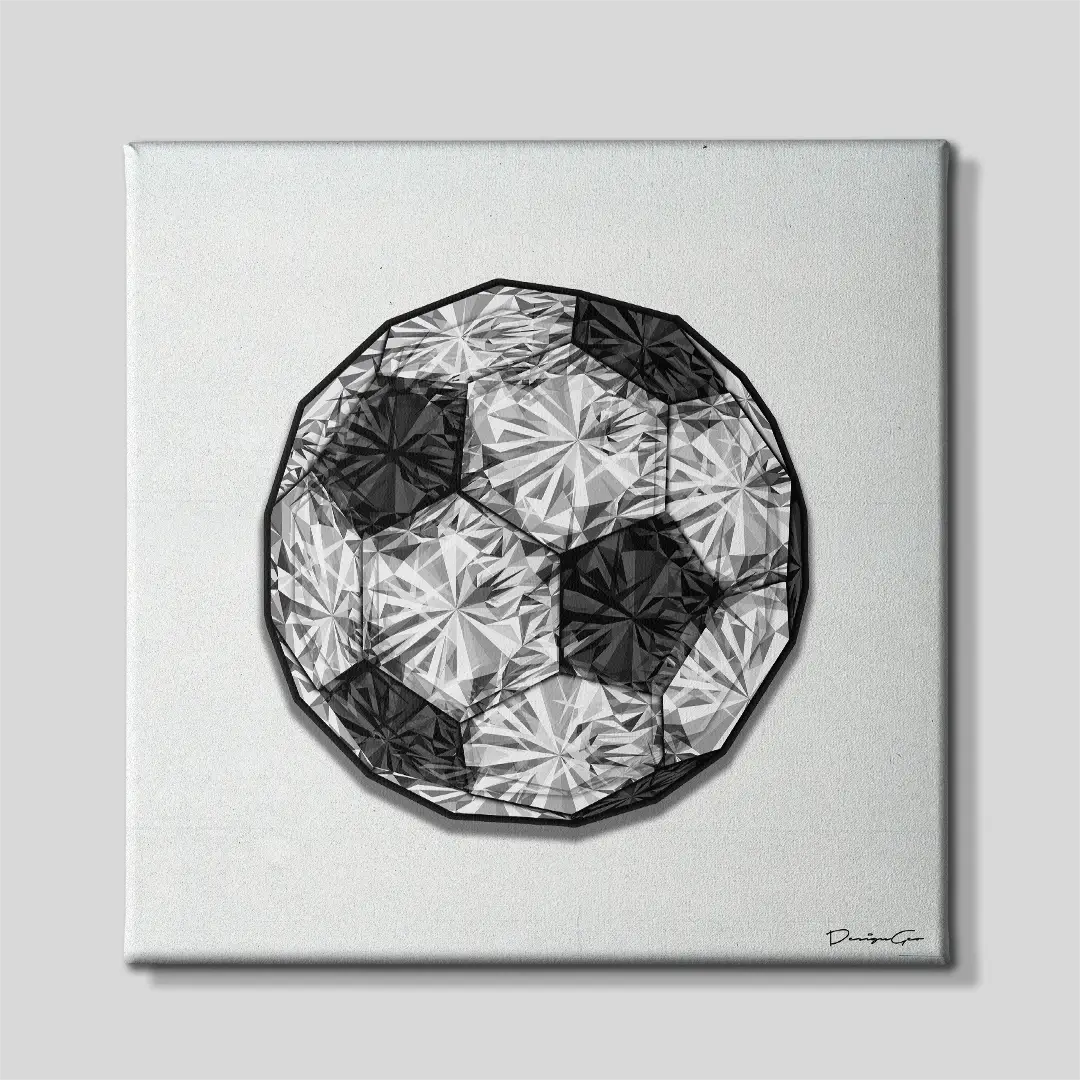 Soccer Ball Canvas Wall Art