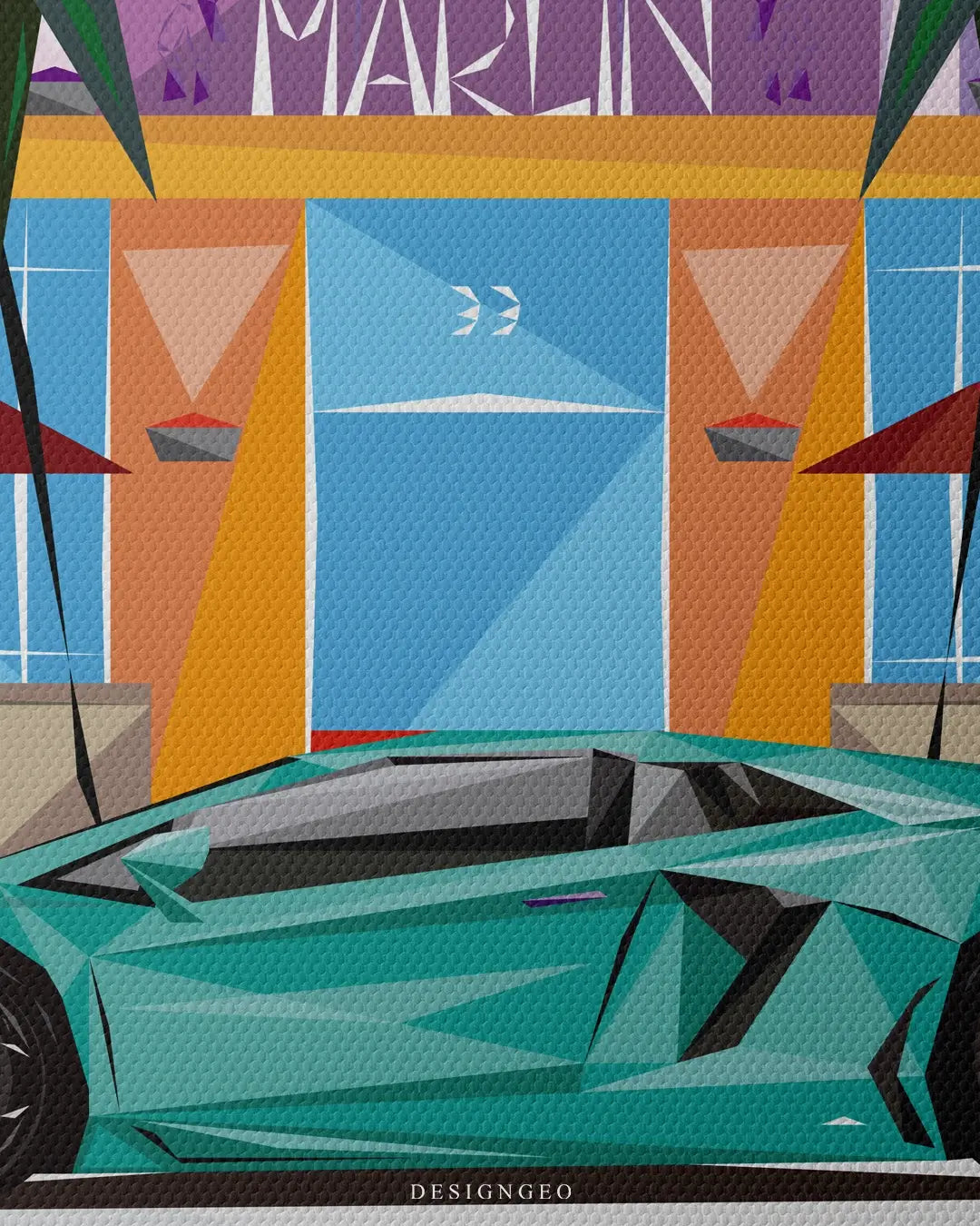 South Beach Canvas Wall Art