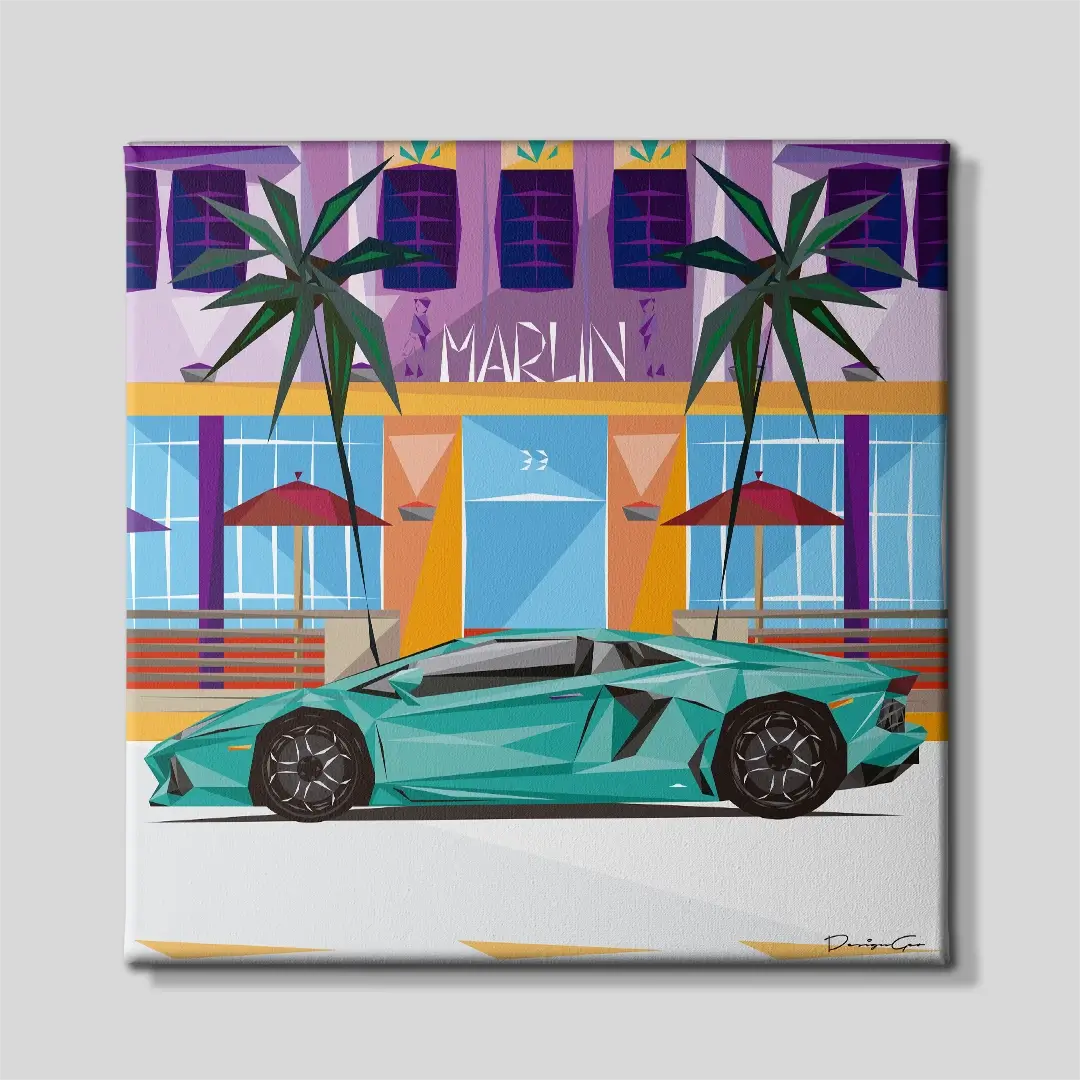 South Beach Canvas Wall Art