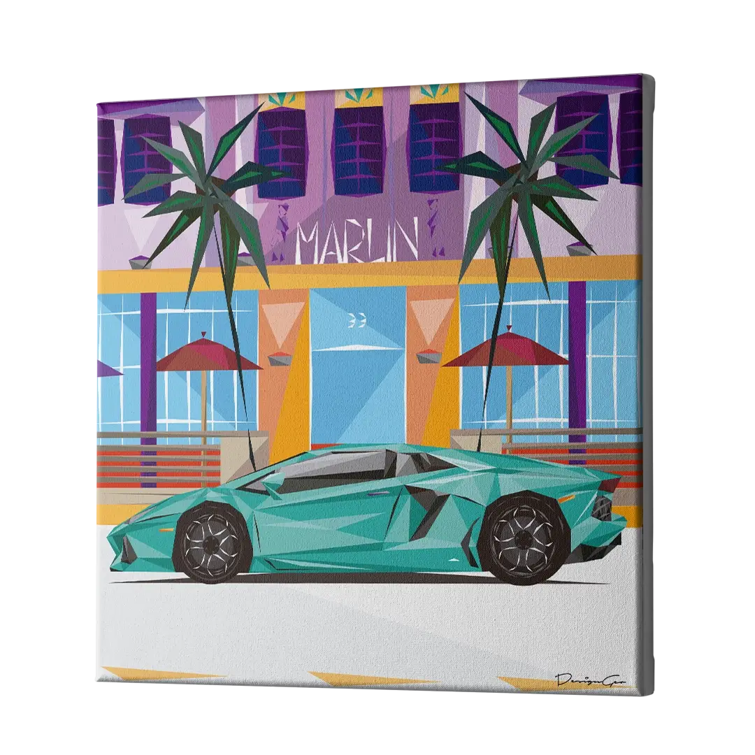 South Beach Canvas Wall Art
