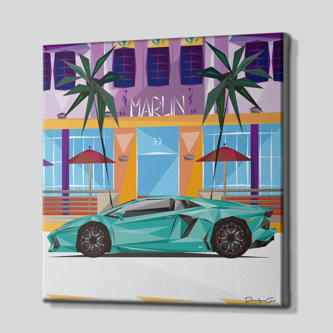 South Beach Canvas Wall Art