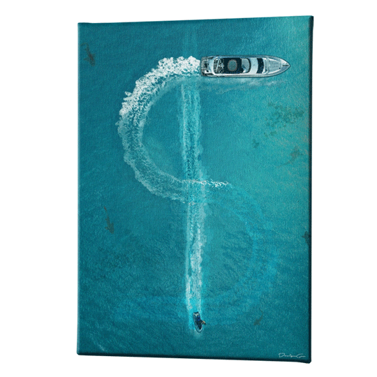 Summer Spirit limited edition rectangular canvas print created by designgeo
