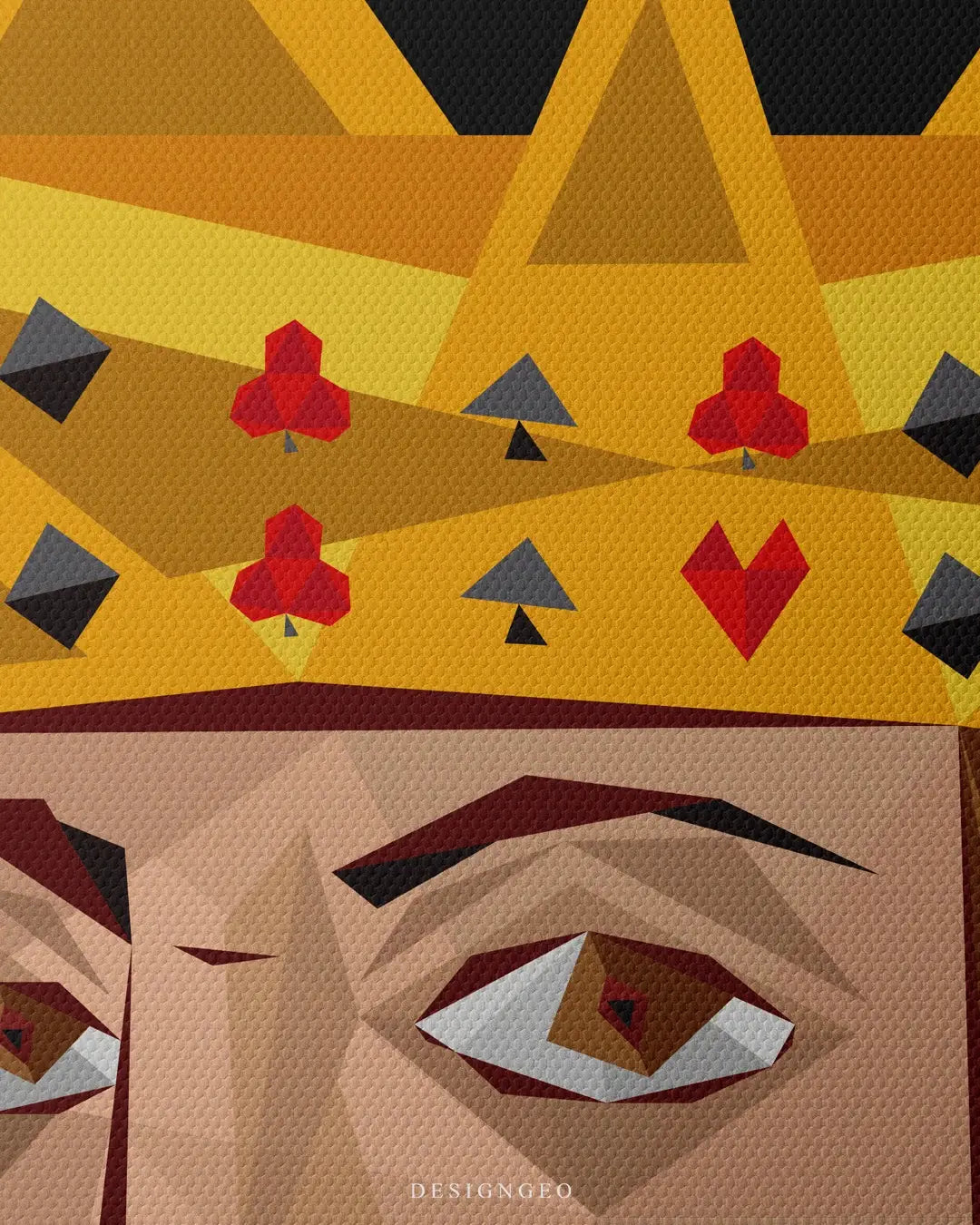 The King Canvas Wall Art