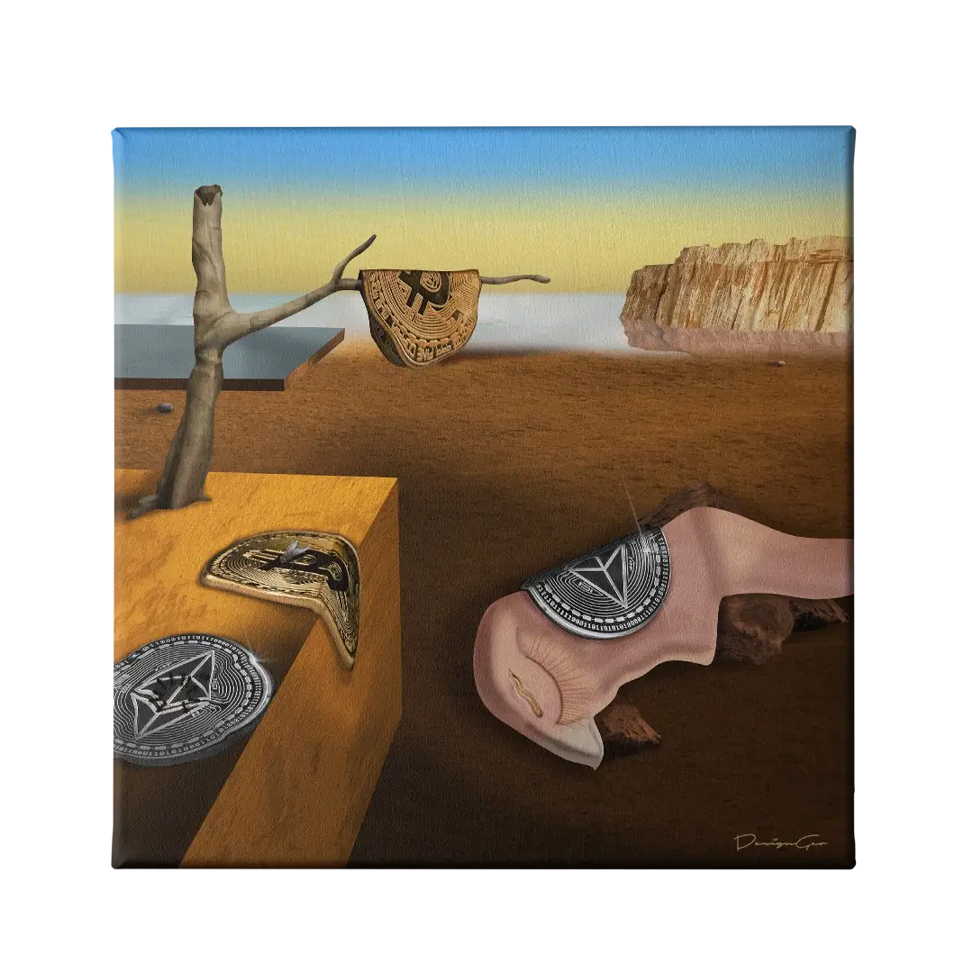 The Persistence of Cryptocurrencies Canvas Wall Art