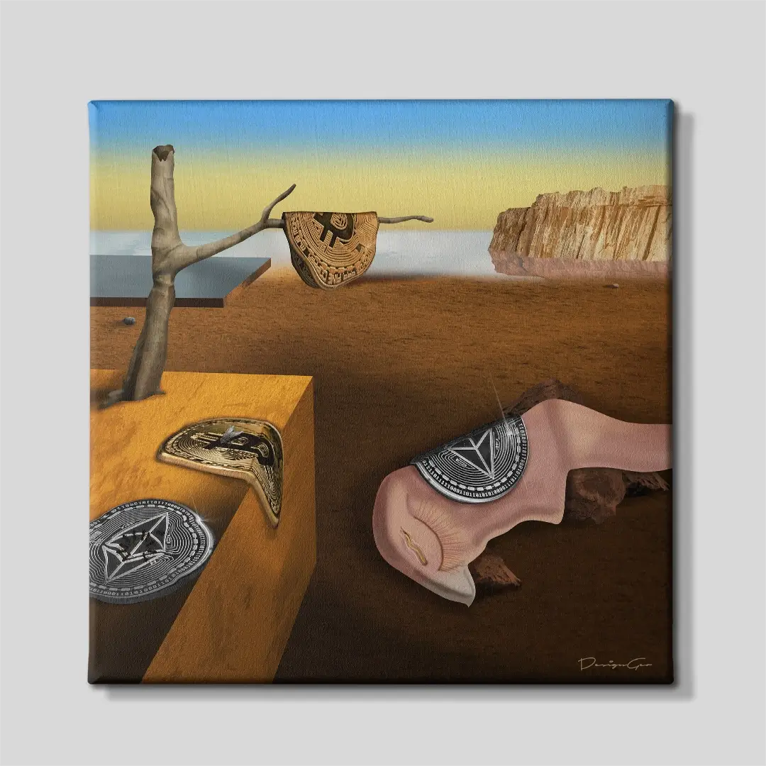 The Persistence of Cryptocurrencies Canvas Wall Art
