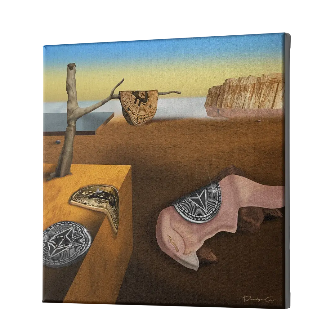 The Persistence of Cryptocurrencies Canvas Wall Art