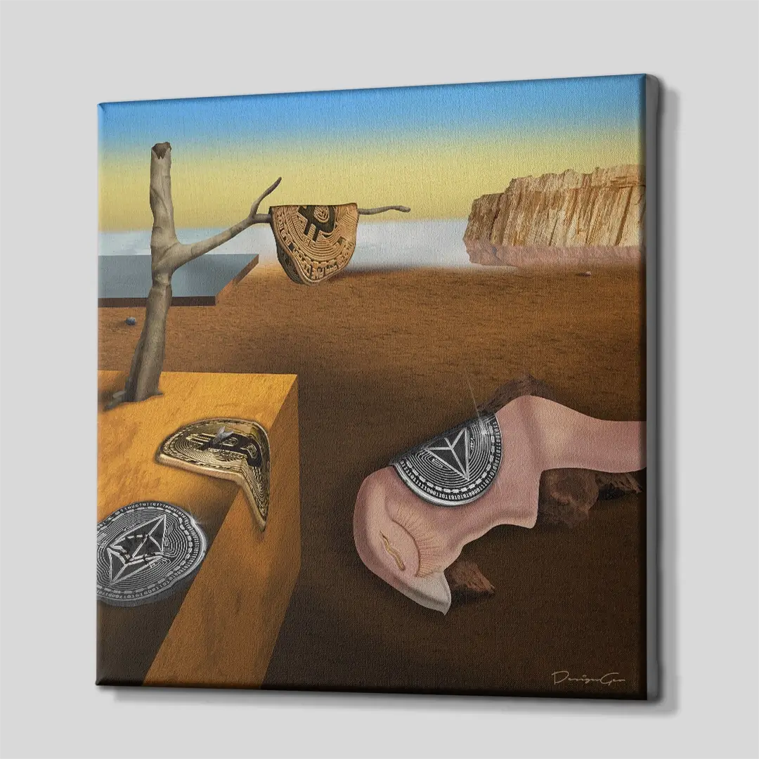 The Persistence of Cryptocurrencies Canvas Wall Art