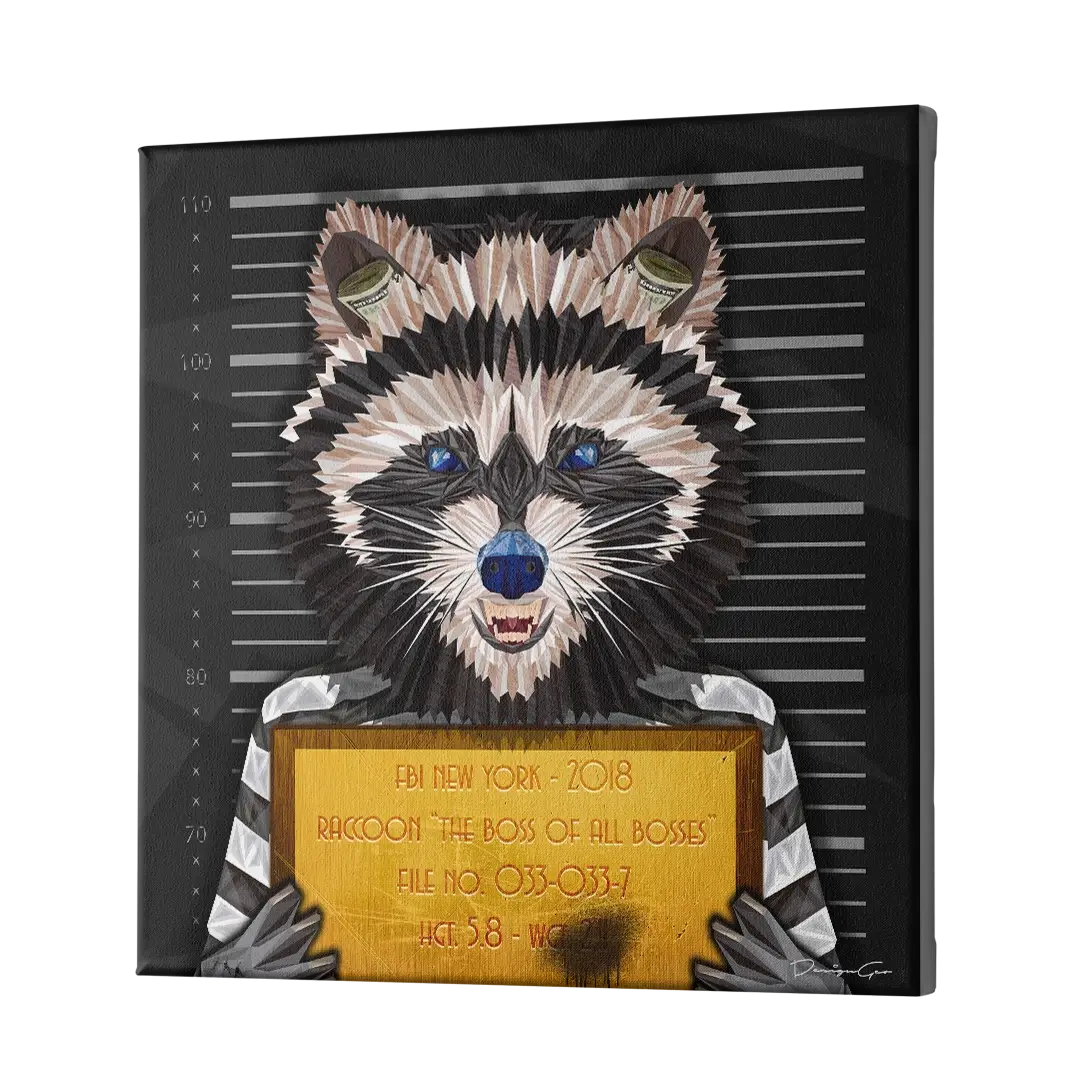 The Raccoon Canvas Wall Art