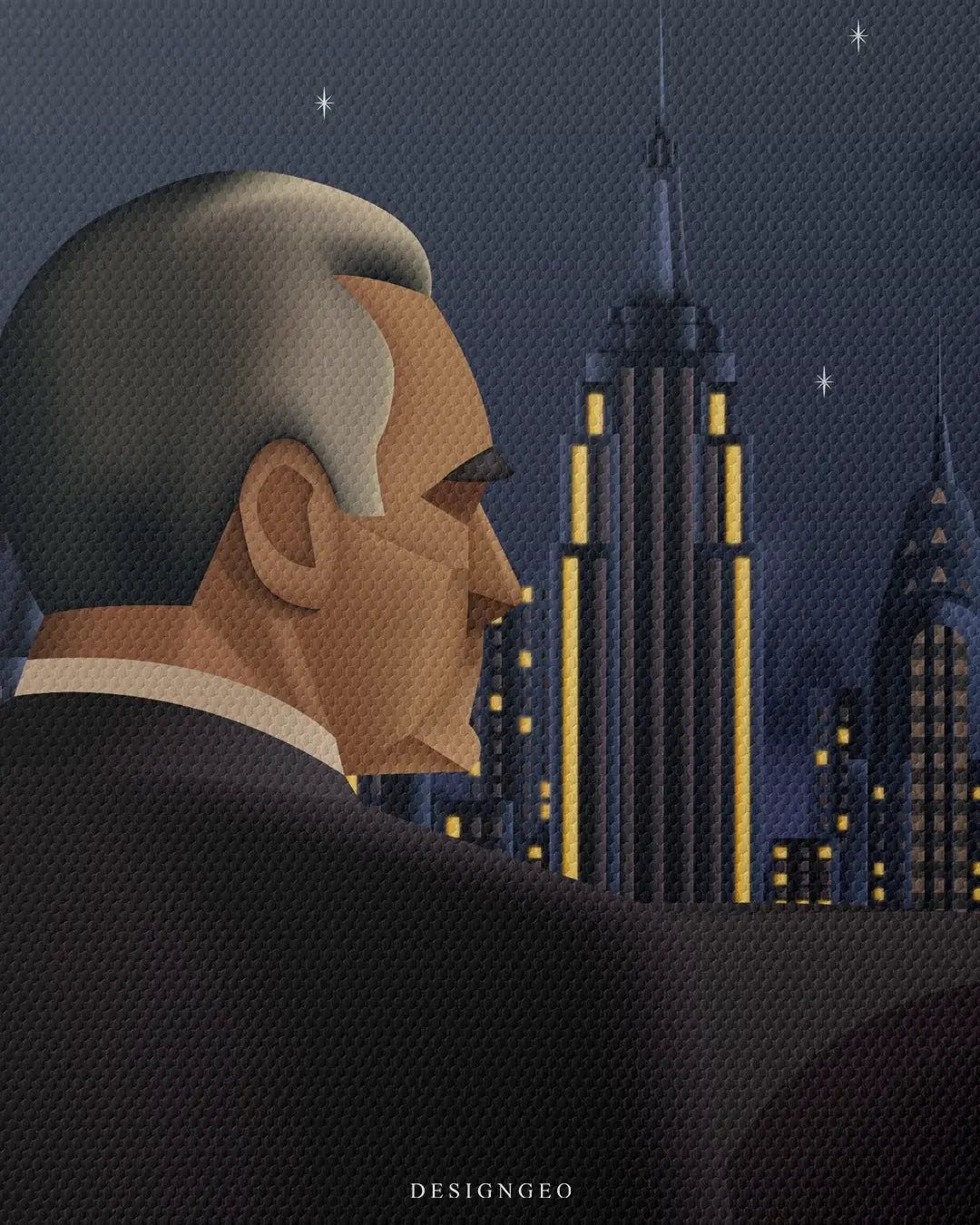 The Shadow Of Power Canvas Wall Art