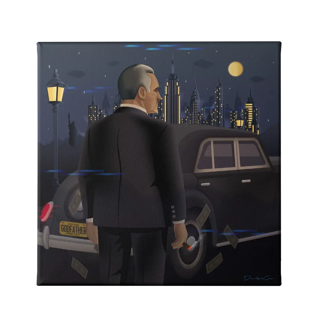 The Shadow Of Power Canvas Wall Art