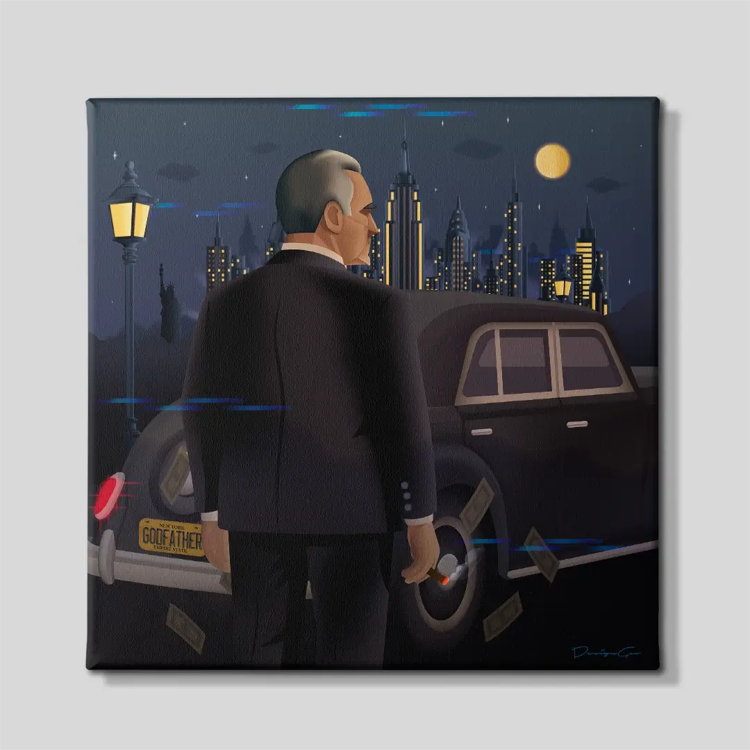 The Shadow Of Power Canvas Wall Art