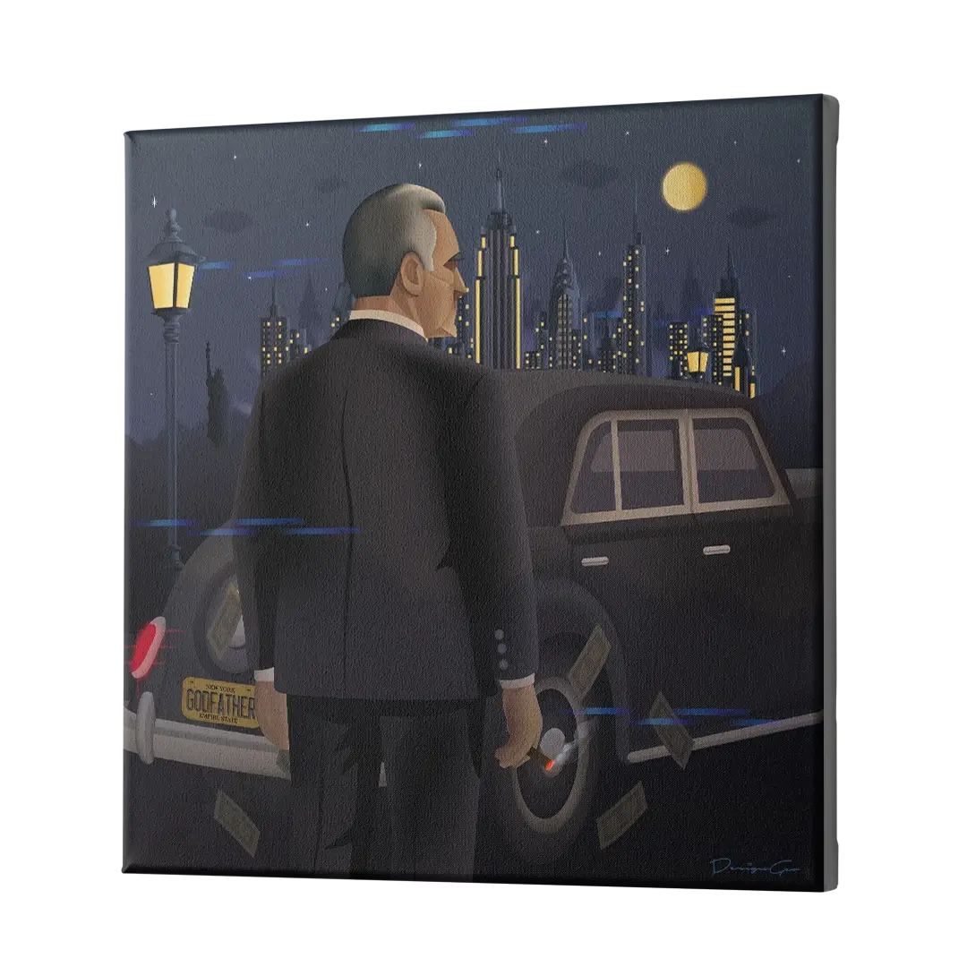 The Shadow Of Power Canvas Wall Art