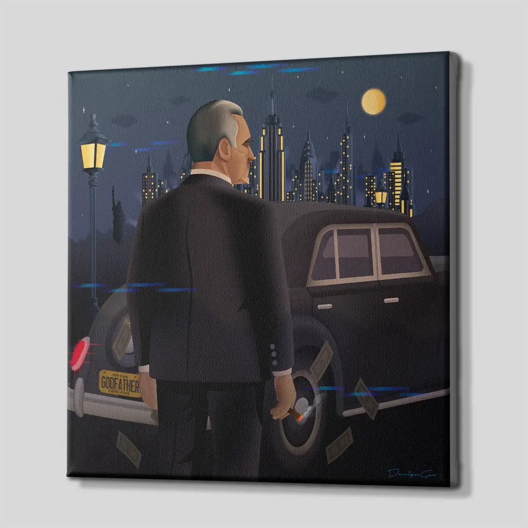 The Shadow Of Power Canvas Wall Art