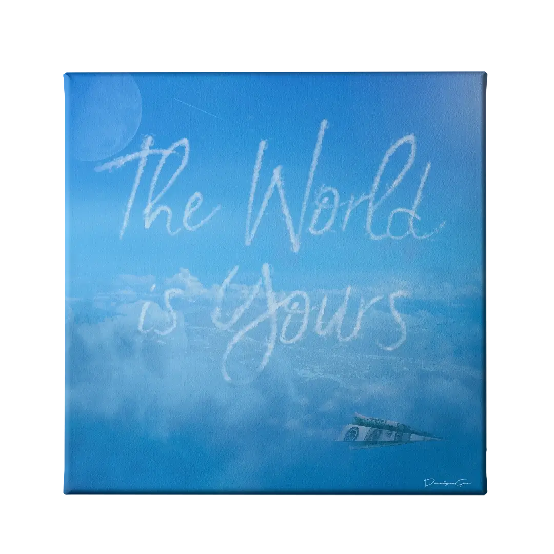 The World is Yours Canvas Wall Art
