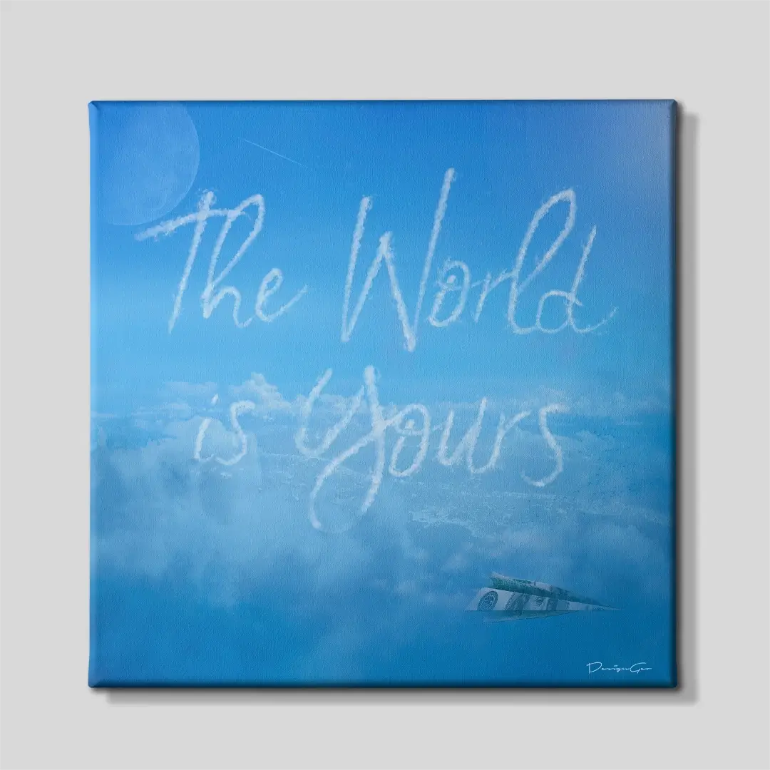 The World is Yours Canvas Wall Art