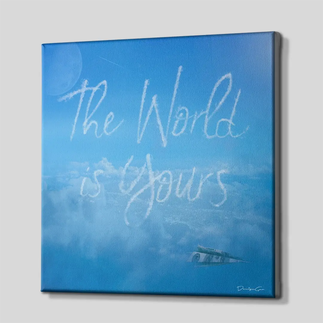 The World is Yours Canvas Wall Art