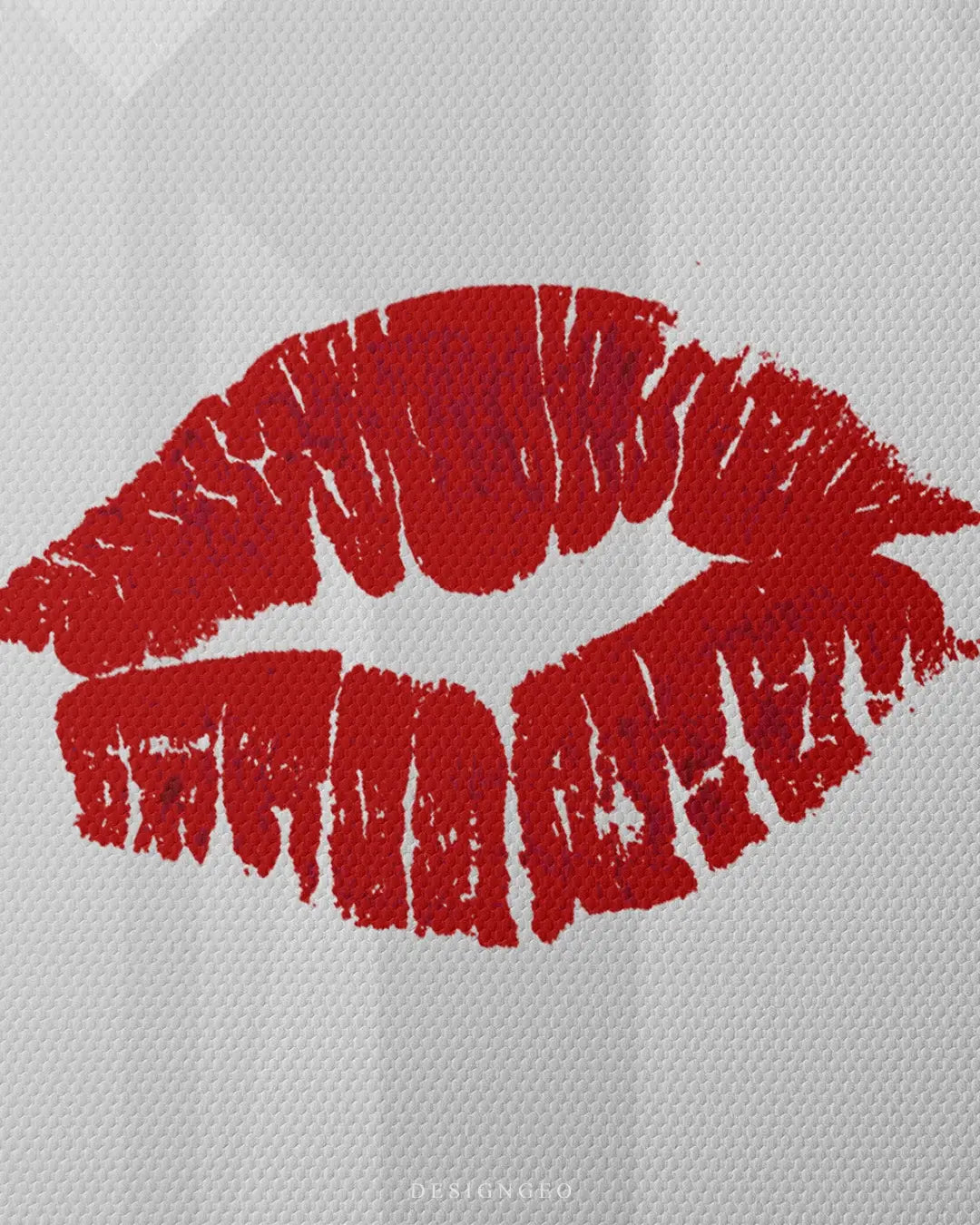 Artistic canvas illustration of a lipstick rouge game board, symbolizing feminine power, strategic beauty, and the playful side of high-fashion culture
