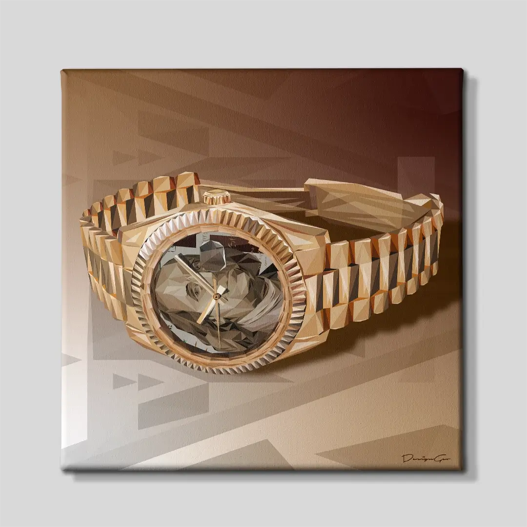 Time is Money Canvas Wall Art