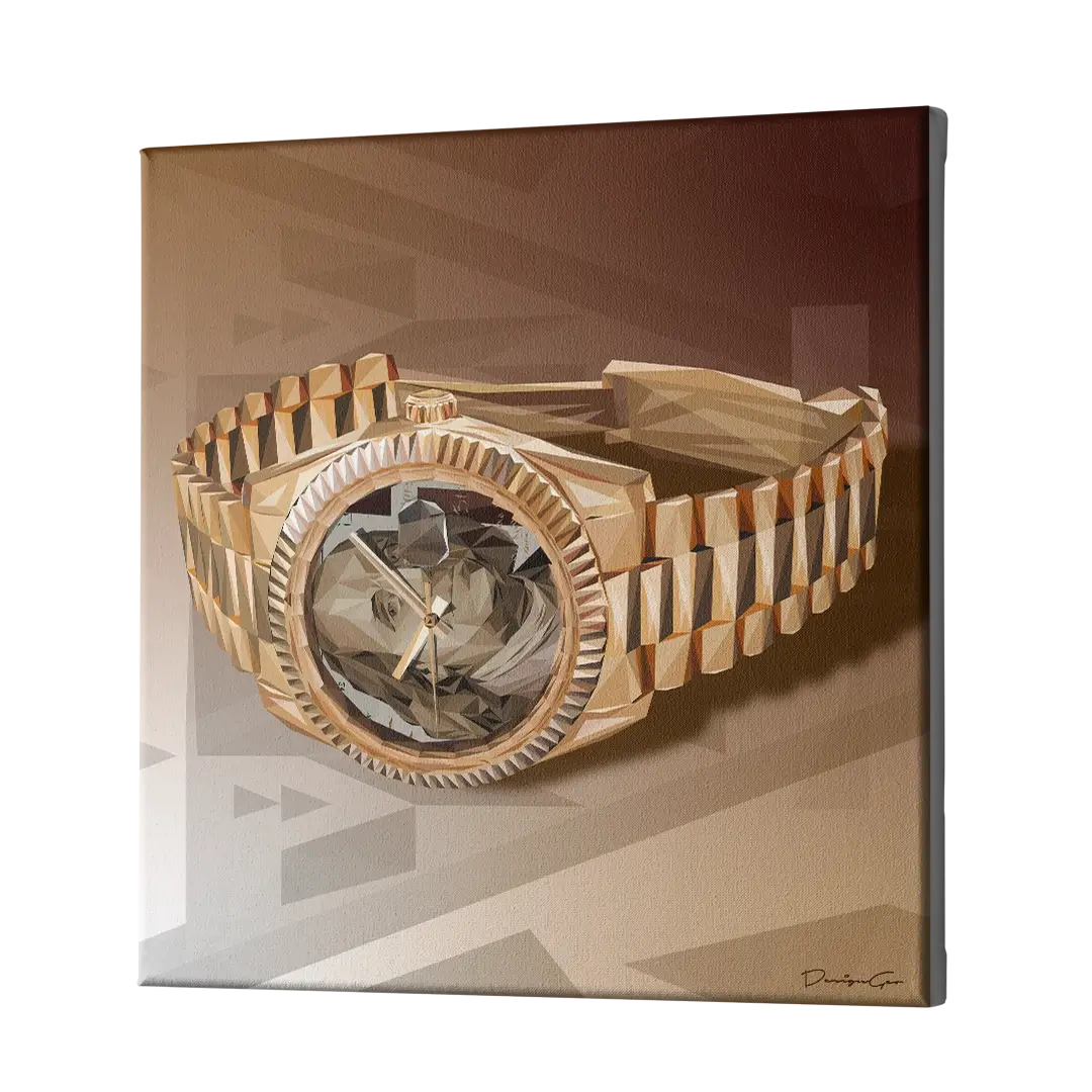 Time is Money Canvas Wall Art