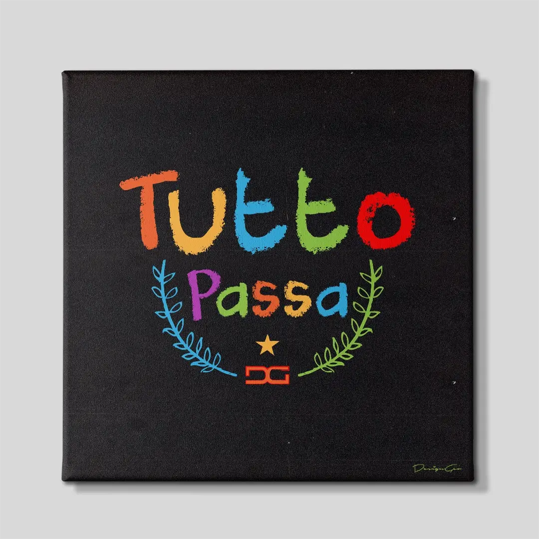Tutto Passa Canvas Wall Art