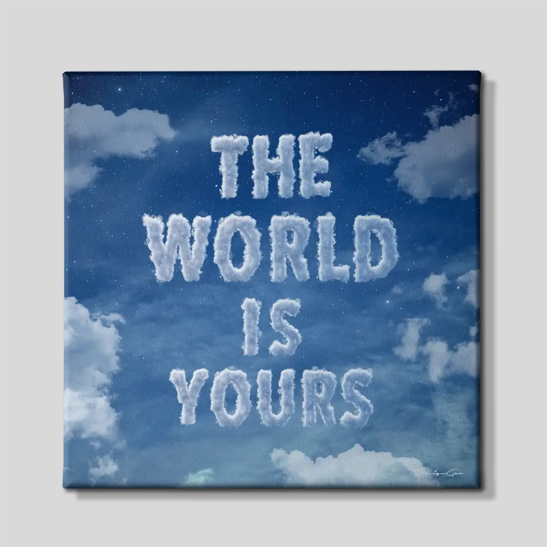 TWIY Clouds Canvas Wall Art