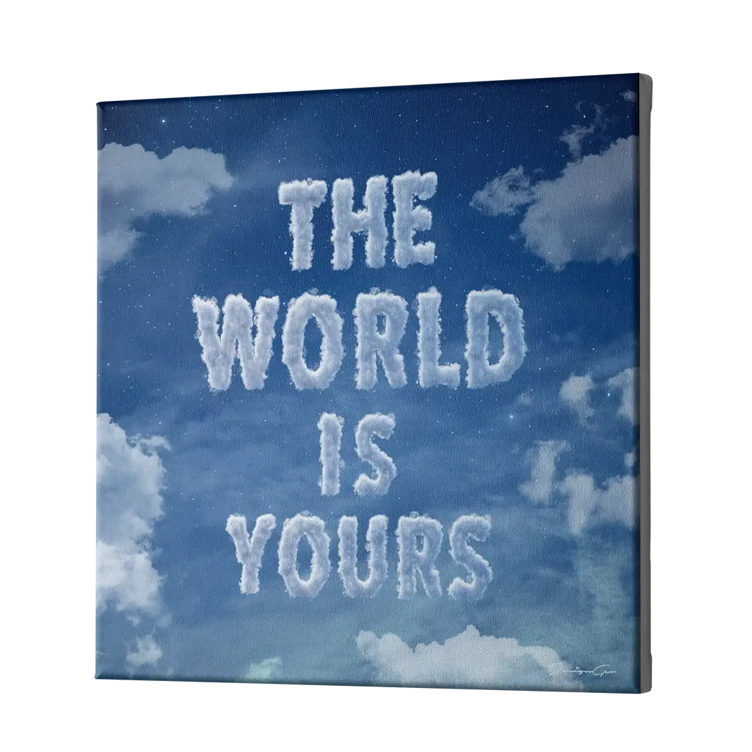 TWIY Clouds Canvas Wall Art