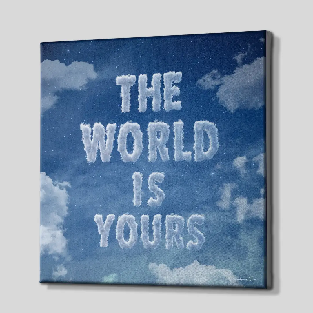 TWIY Clouds Canvas Wall Art