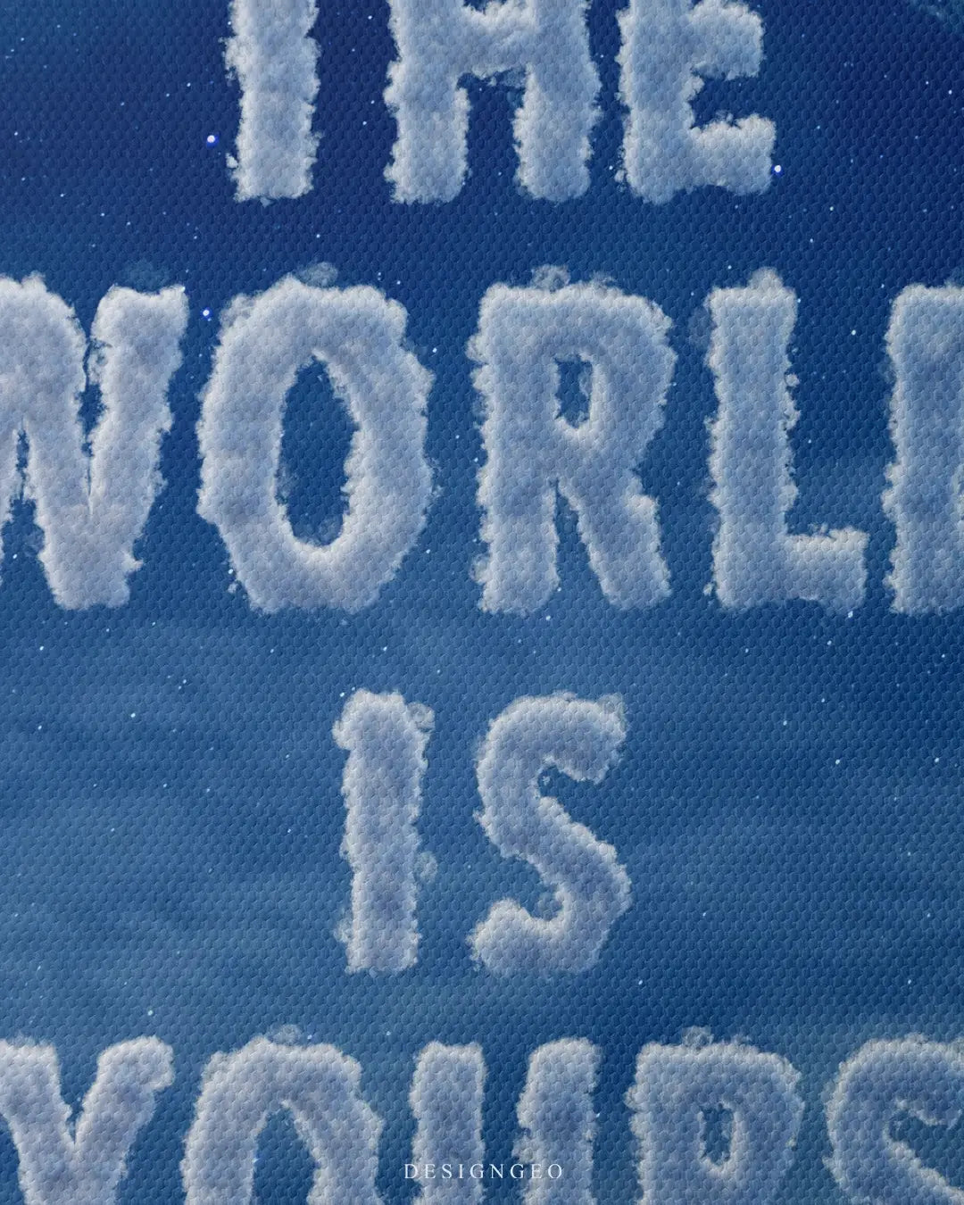 TWIY Clouds Canvas Wall Art