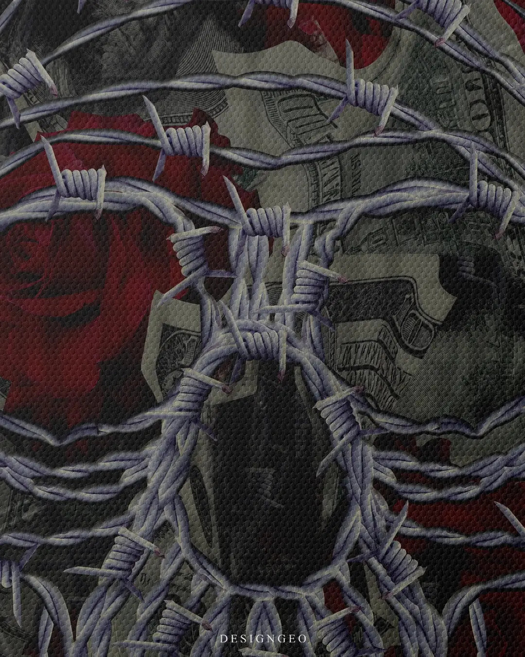 Untouchable Skull Canvas Wall Art