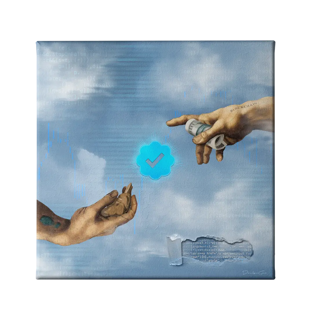 Verified Check Canvas Wall Art