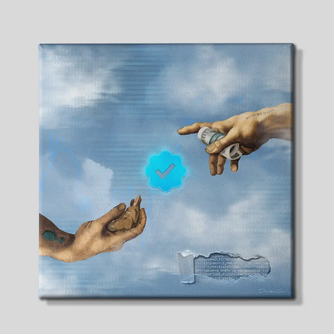 Verified Check Canvas Wall Art